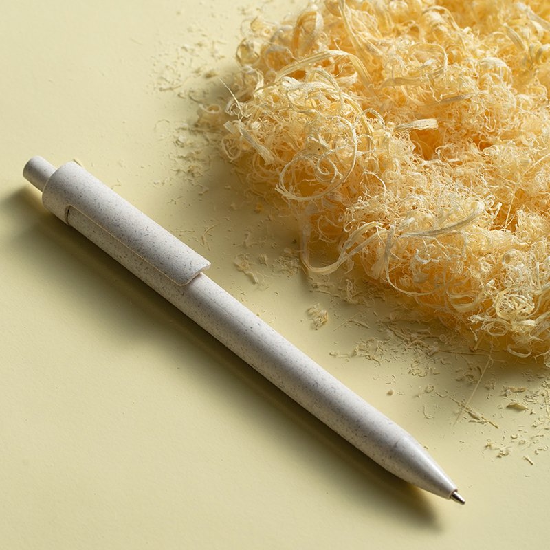 ECO Plastic Ball Pen - PL52 - Bamboo - 图片 4