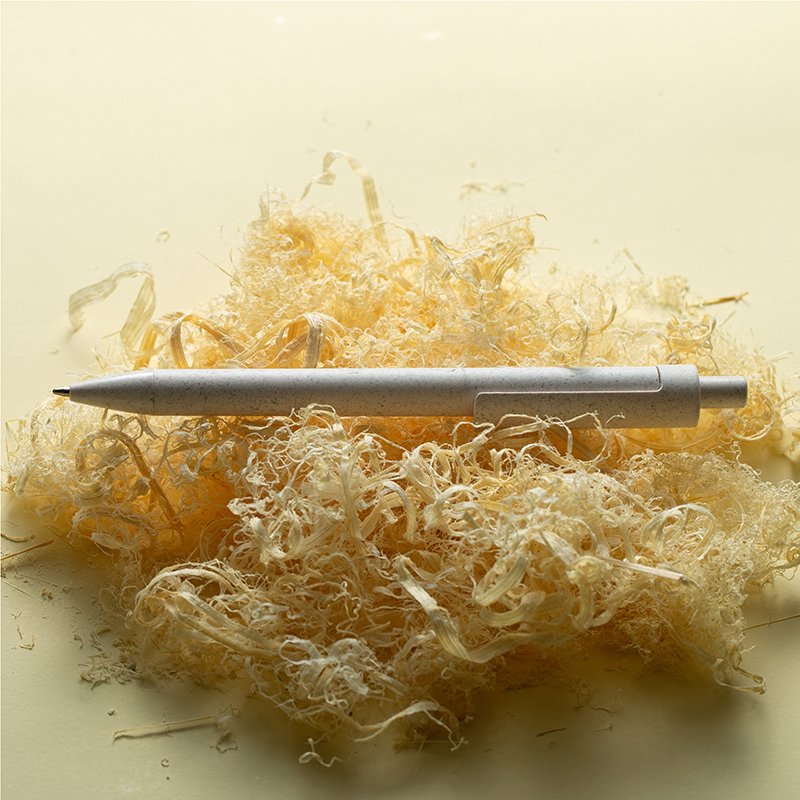 ECO Plastic Ball Pen - PL52 - Bamboo - 图片 2